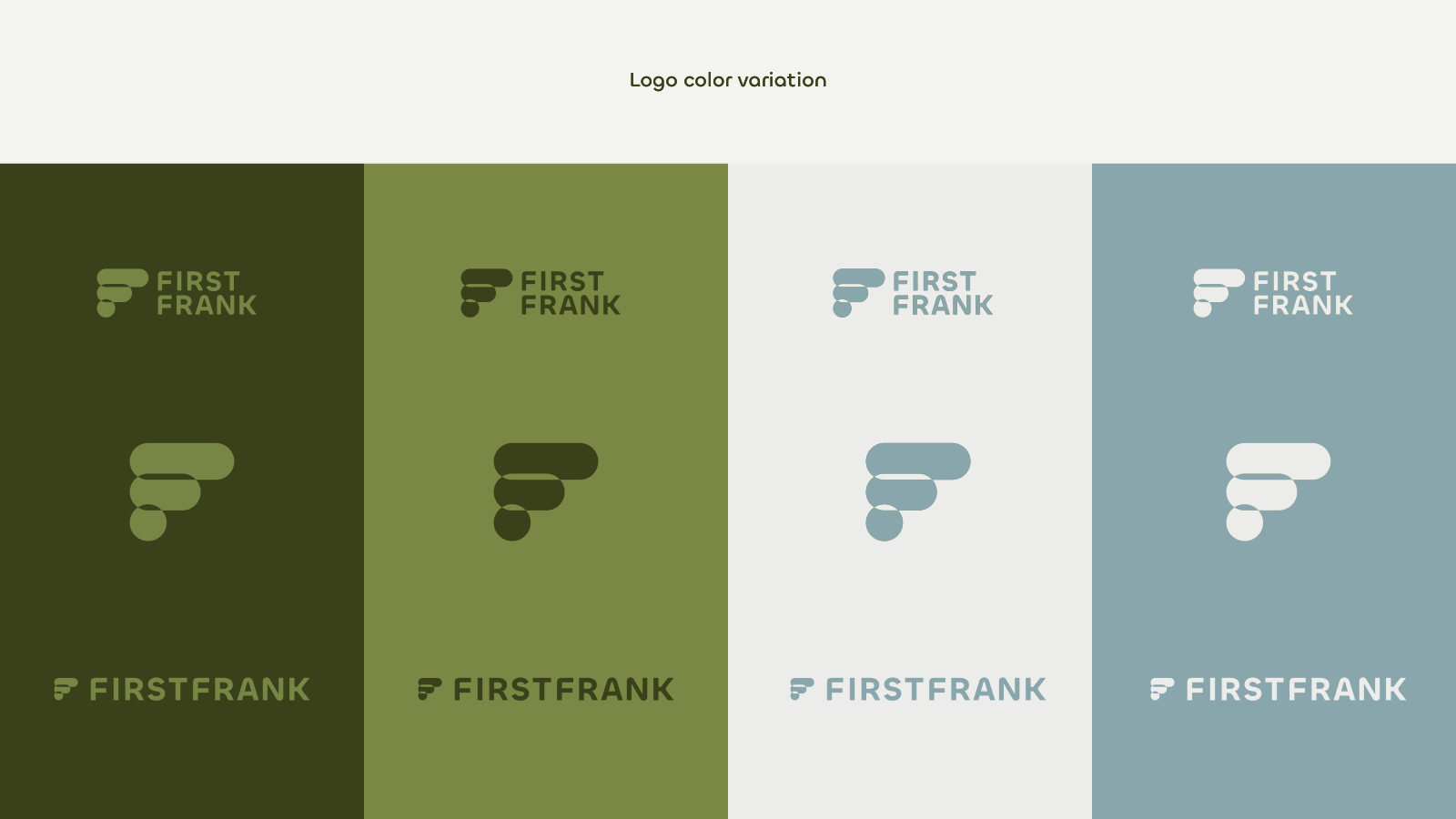 FIRSTFRANK — ตัวอย่างการใช้งานแบรนด์ (mockup) แบรนด์อสังหาริมทรัพย์