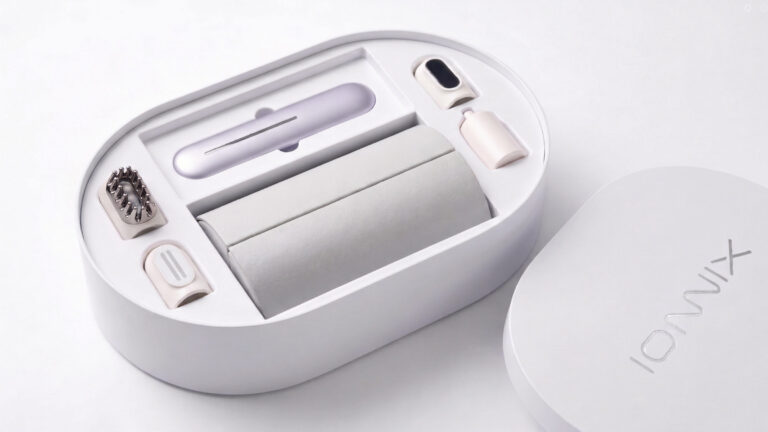 IONNIX — ตัวอย่างการใช้งานแบรนด์ (mockup) งานออกแบบ CI โดย Brandfolio