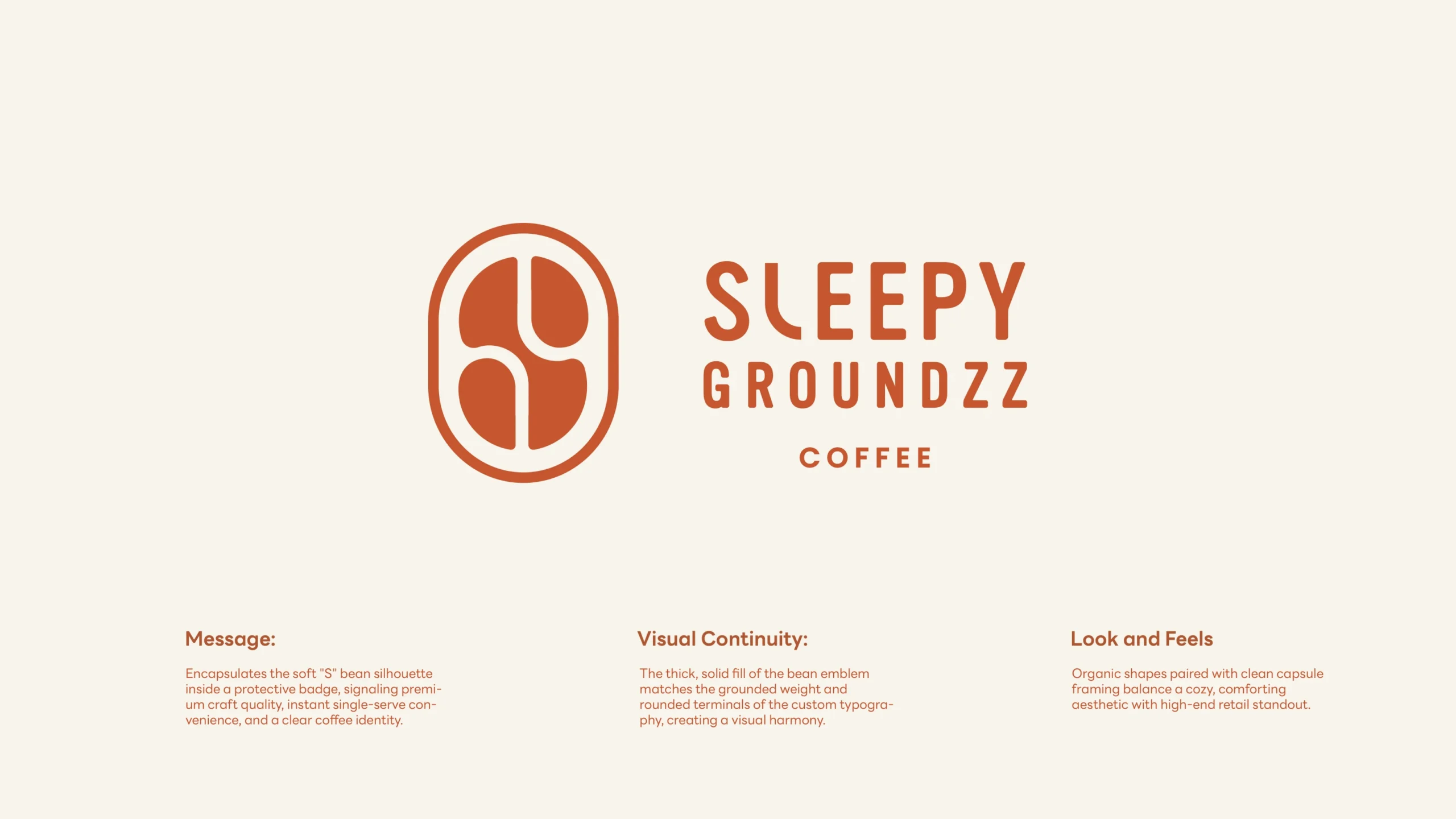 Sleepy Groundzz — ระบบอัตลักษณ์แบรนด์ (โลโก้ สี ตัวอักษร) จาก brand guideline