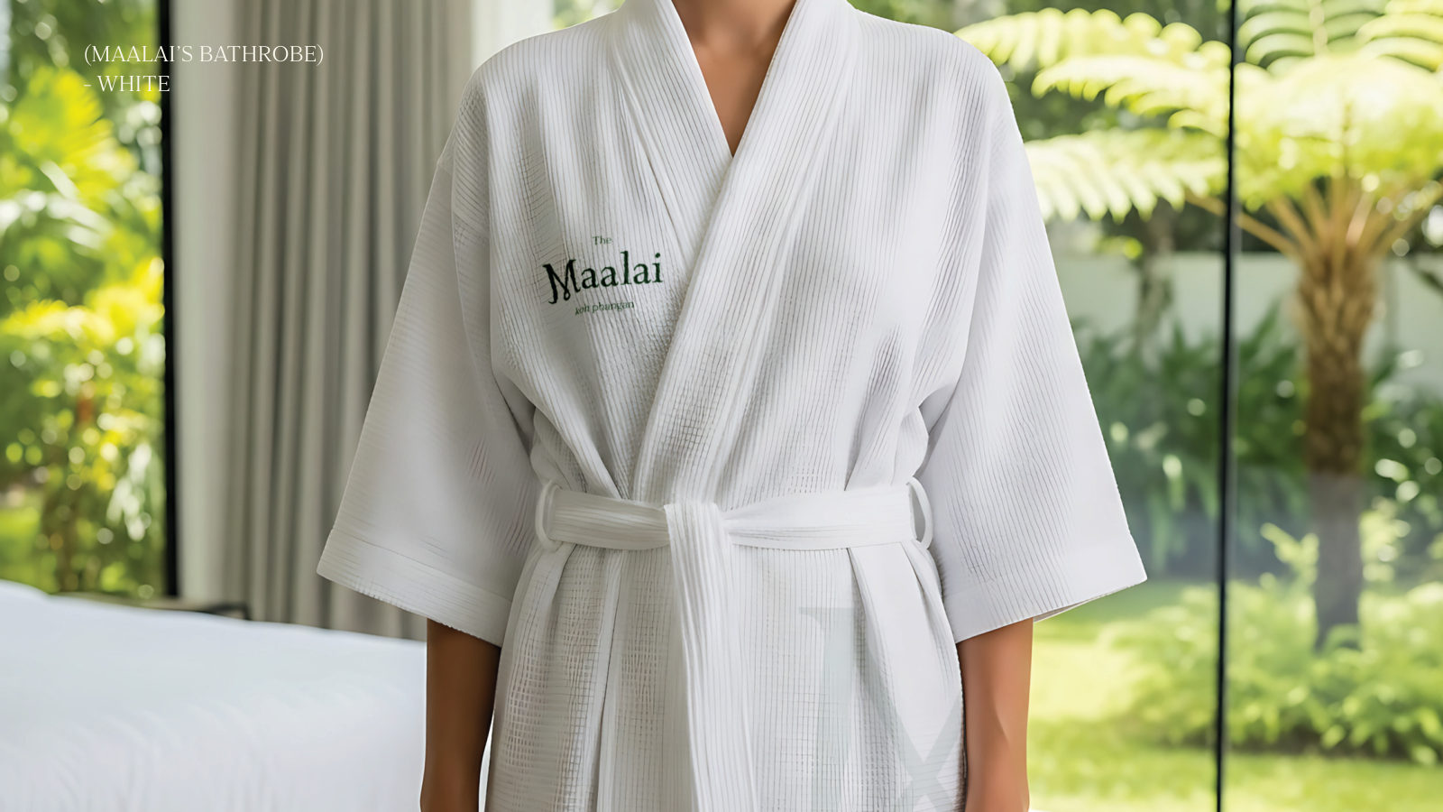 The Maalai — ตัวอย่างการใช้งานแบรนด์ (mockup) แบรนด์โรงแรมและรีสอร์ต